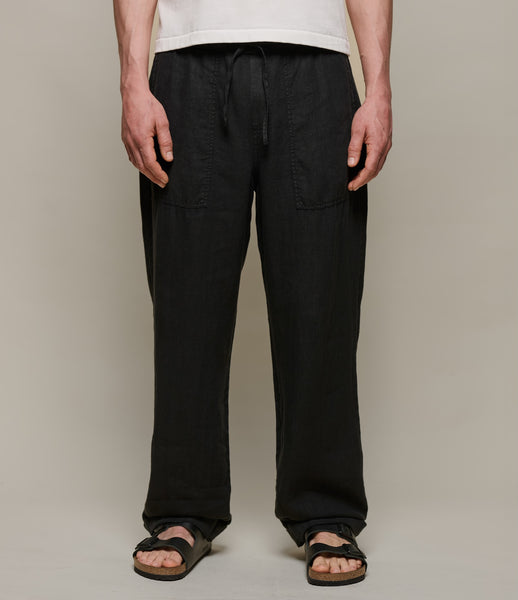 Worker's Linen Drawstring Pants – Merz b. Schwanen
