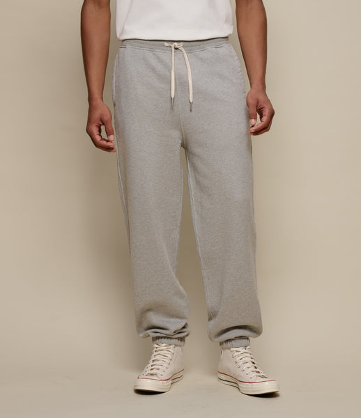 Grey Cuffed Fleece Sweatpants | Merz b. Schwanen