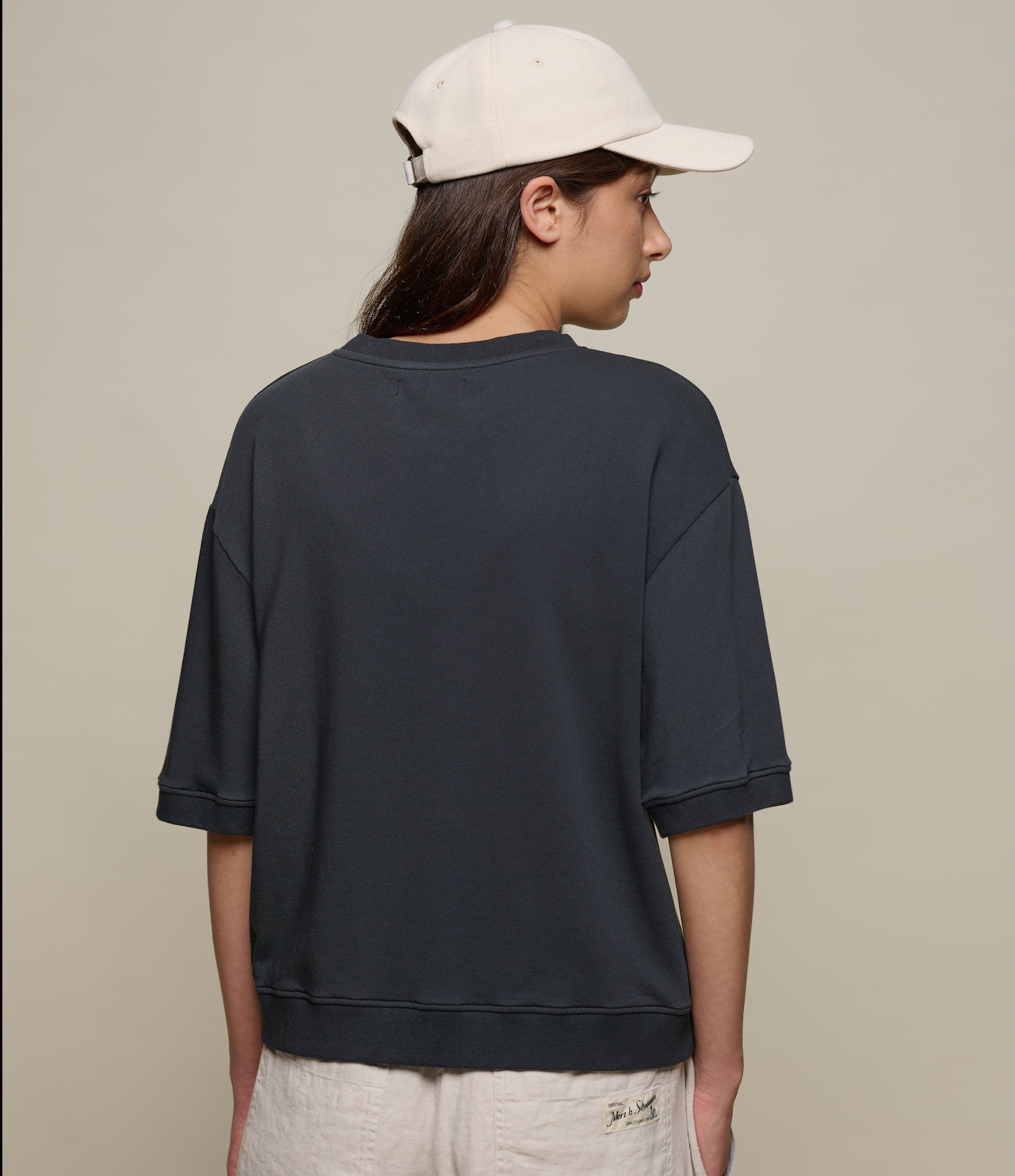 Lightweight American Fleece Women's Short Sleeve Sweatshirt – Merz