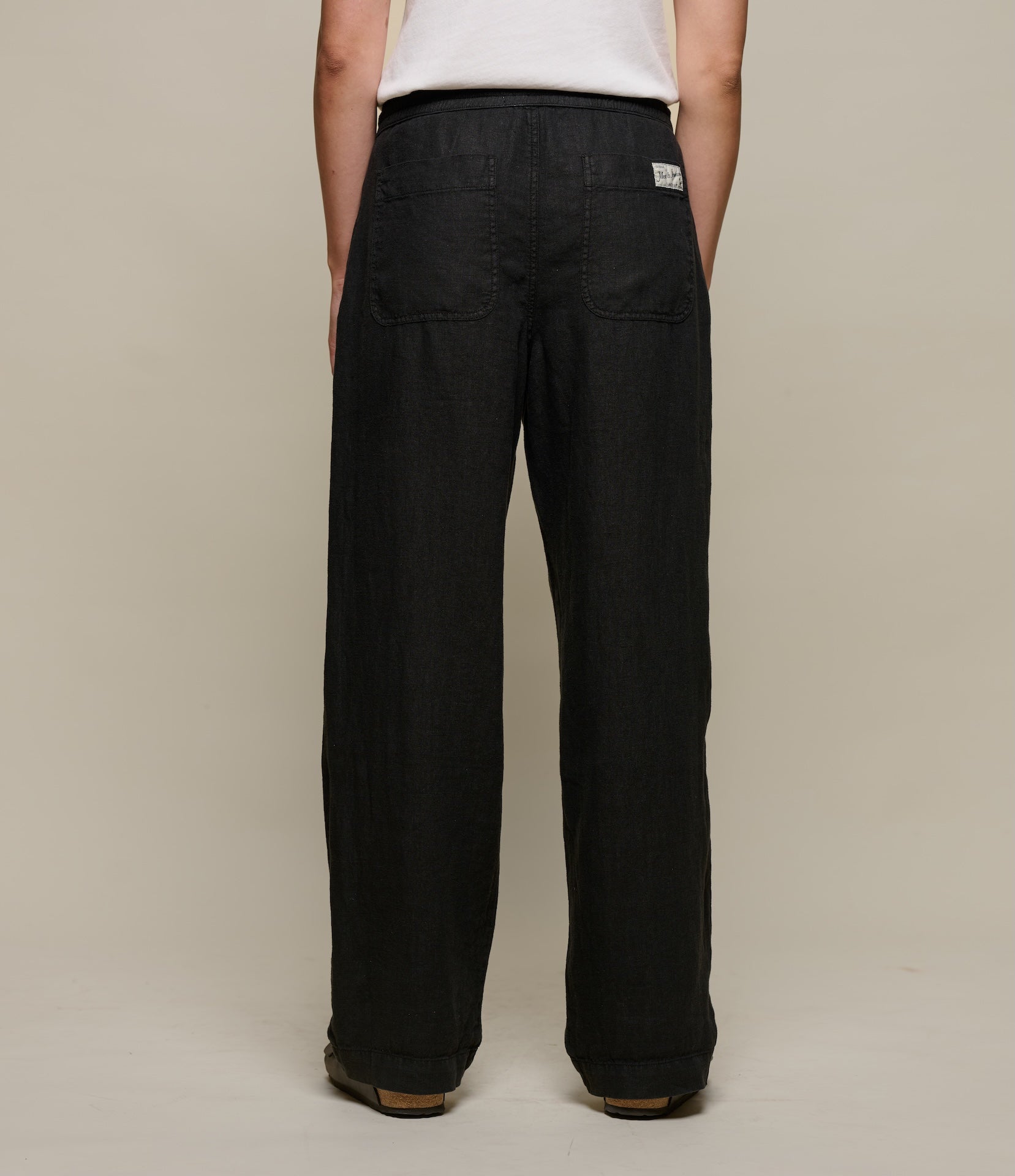 Worker's Linen Drawstring Pants – Merz b. Schwanen