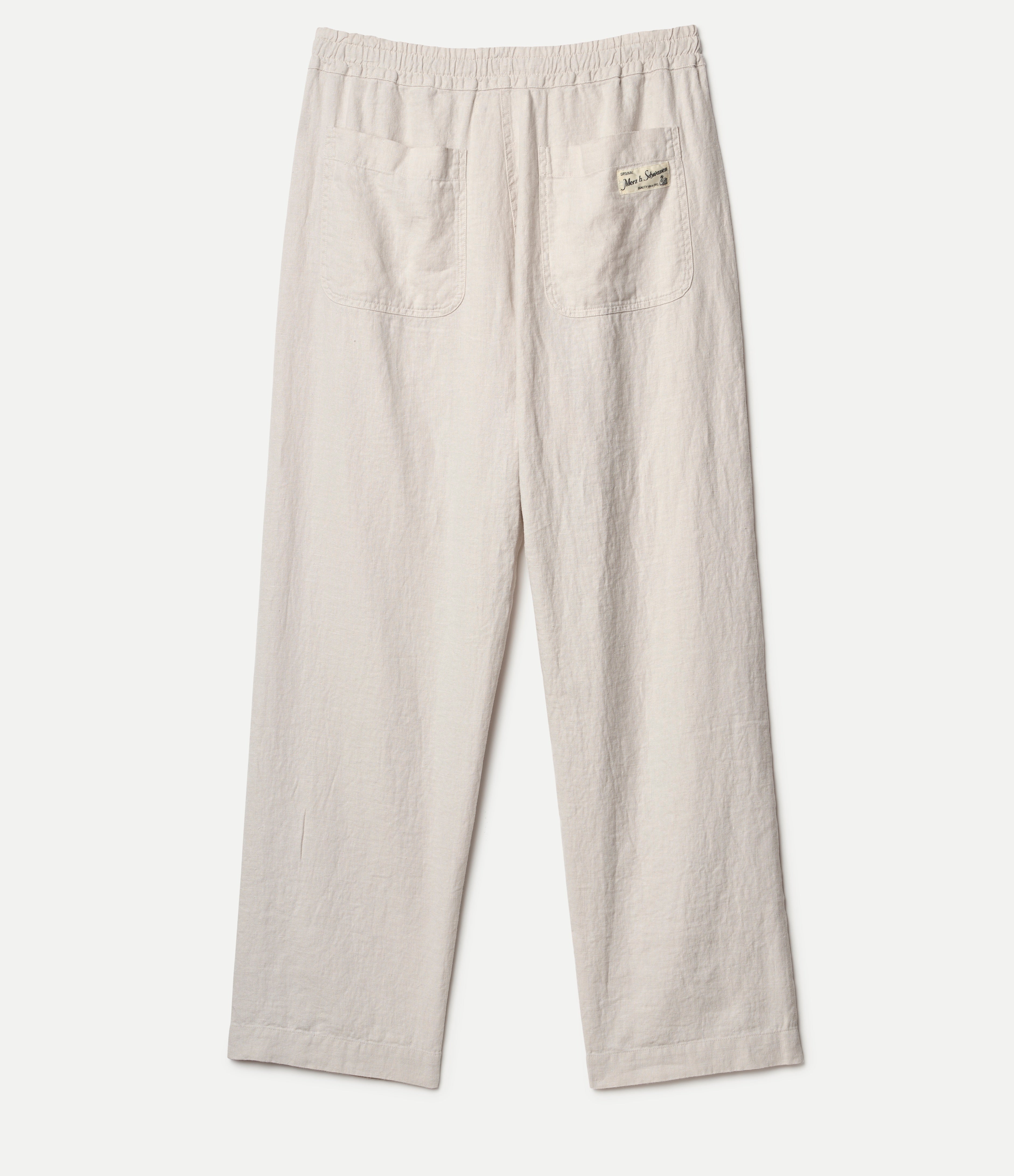 Worker's Linen Drawstring Pants – Merz b. Schwanen