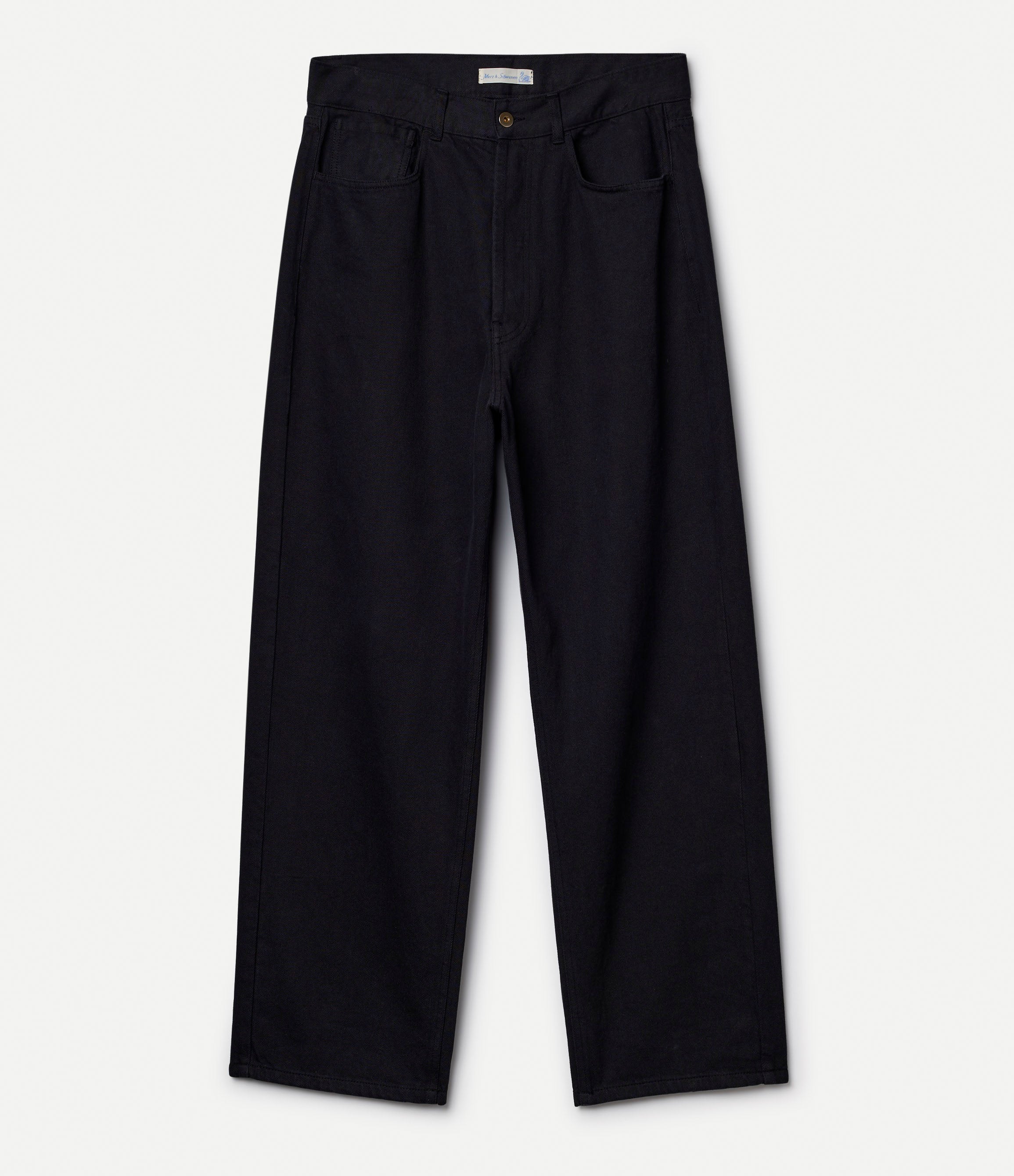 Black pants on a white background
