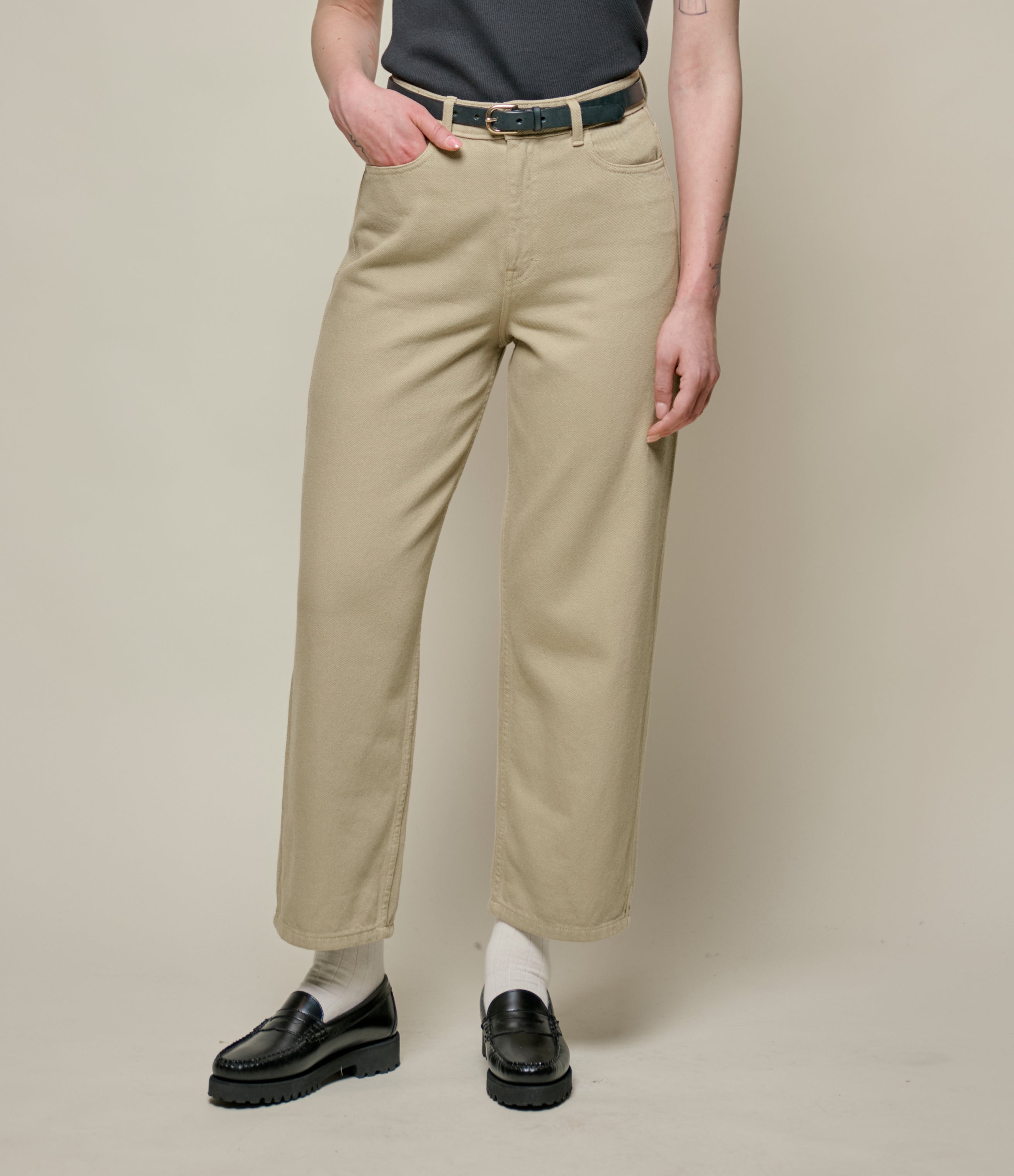 1930s Cotton Twill Ankle Length 5-Pocket-Pants – Merz b. Schwanen