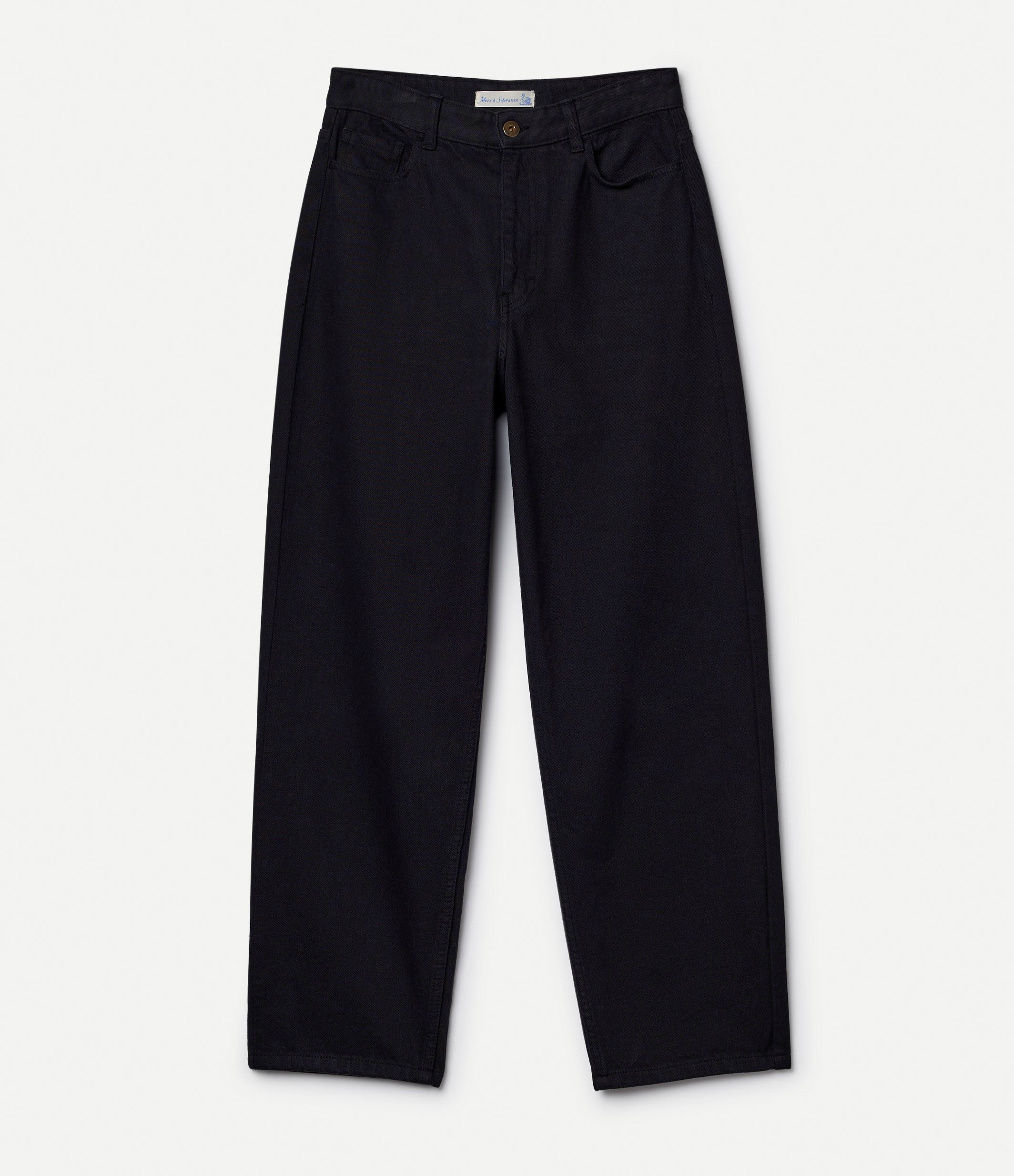 Black pants on a white background