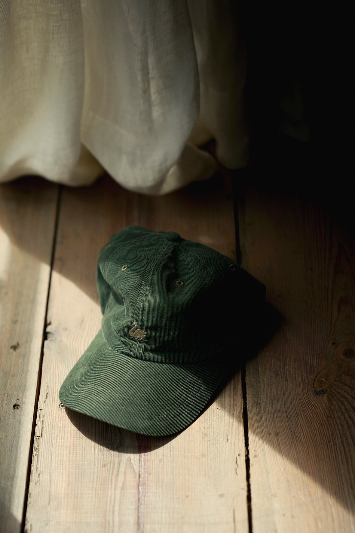 Beige Heavy Twill Organic Cotton Cap | Merz b. Schwanen