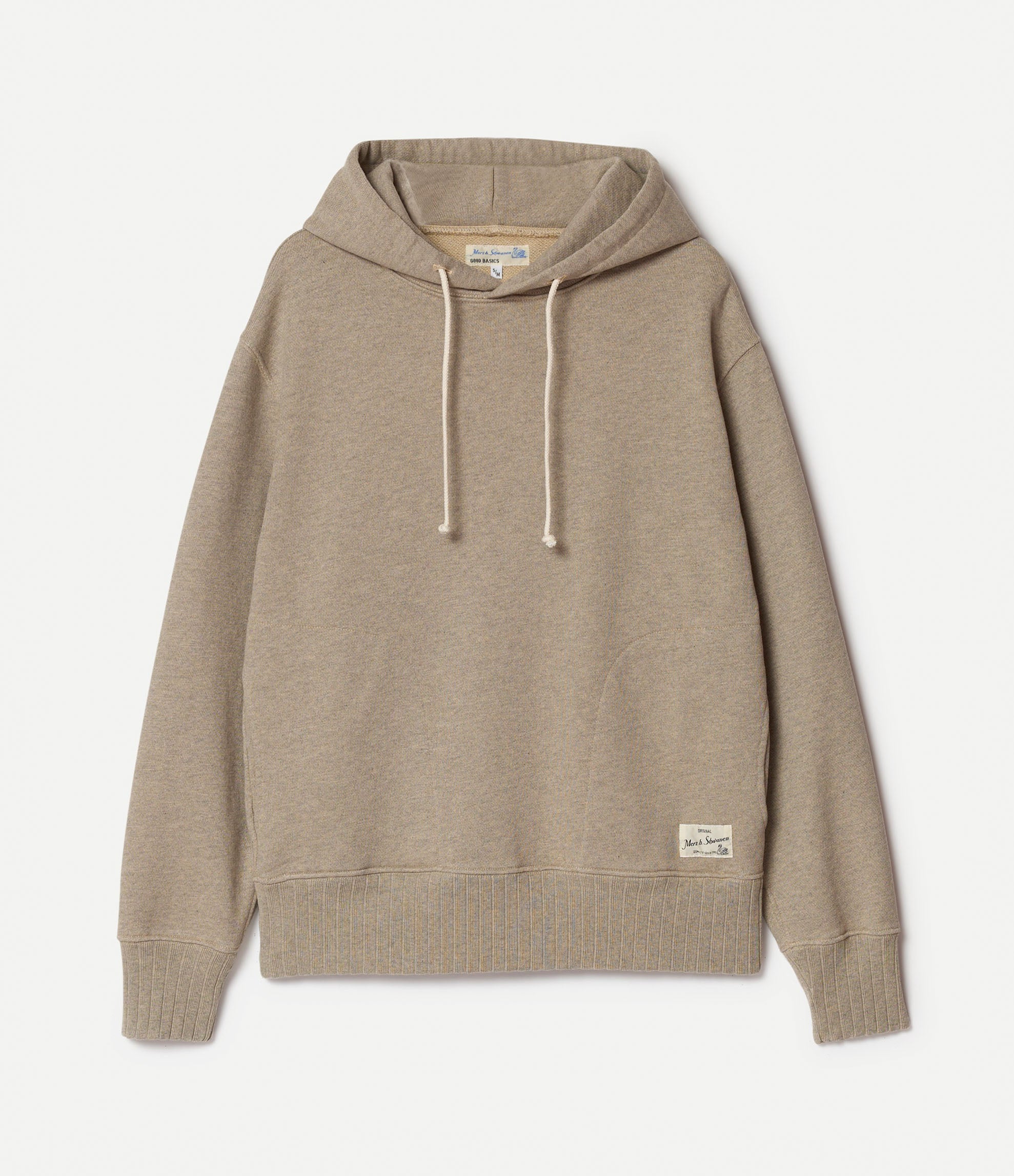 grey hoodie on a light beige background