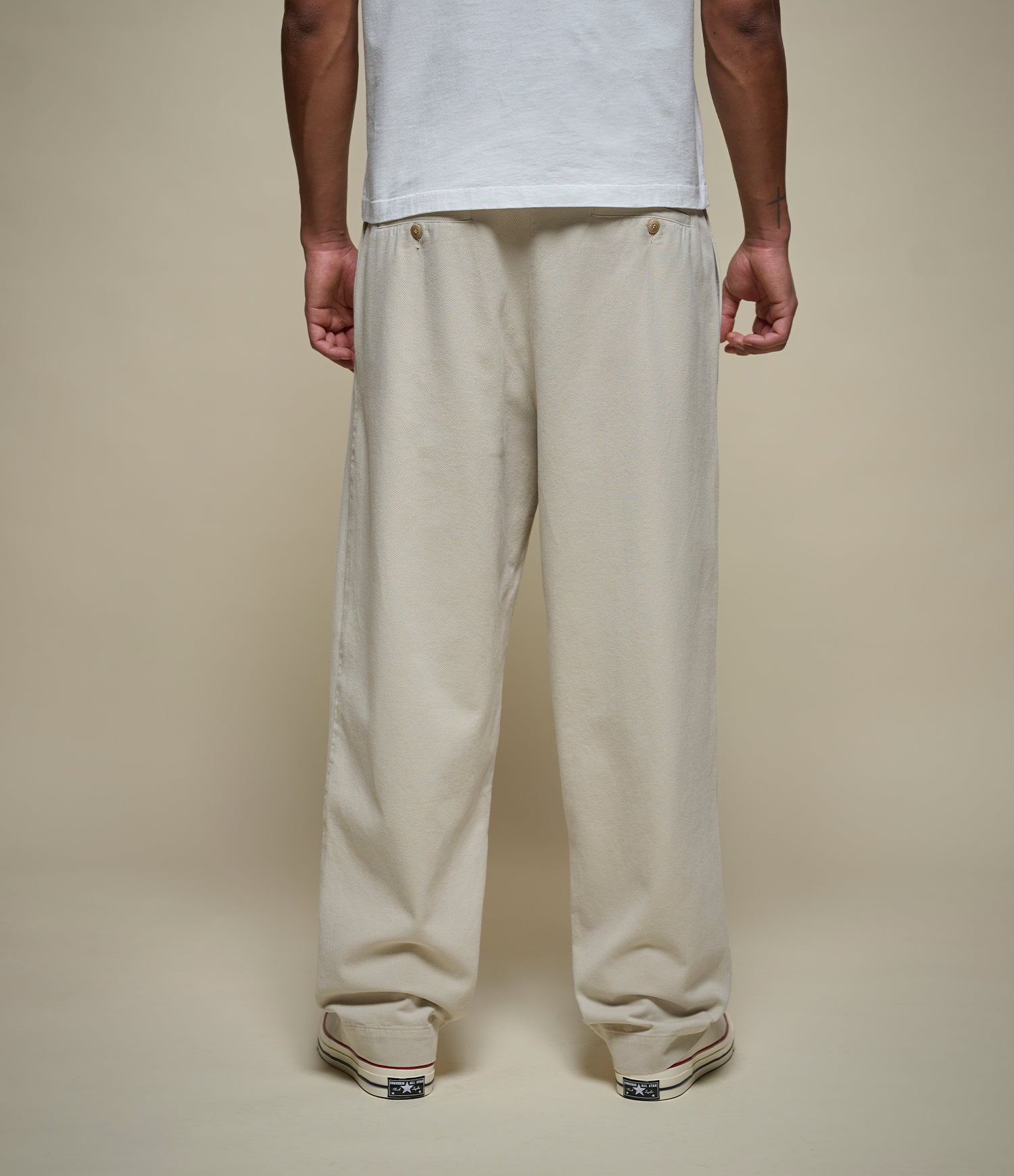 Pleated Twill Pants – Merz b. Schwanen