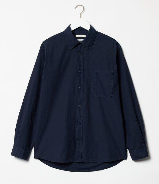 ブラウス シャツ COTTON PAPER WASHED POPLIN LONG SHIRT / コットンペーパーワッシャーポプリンチュニックシャツ WHITE MAILS ブラウス シャツ COTTON PAPER WASHED POPLIN LONG