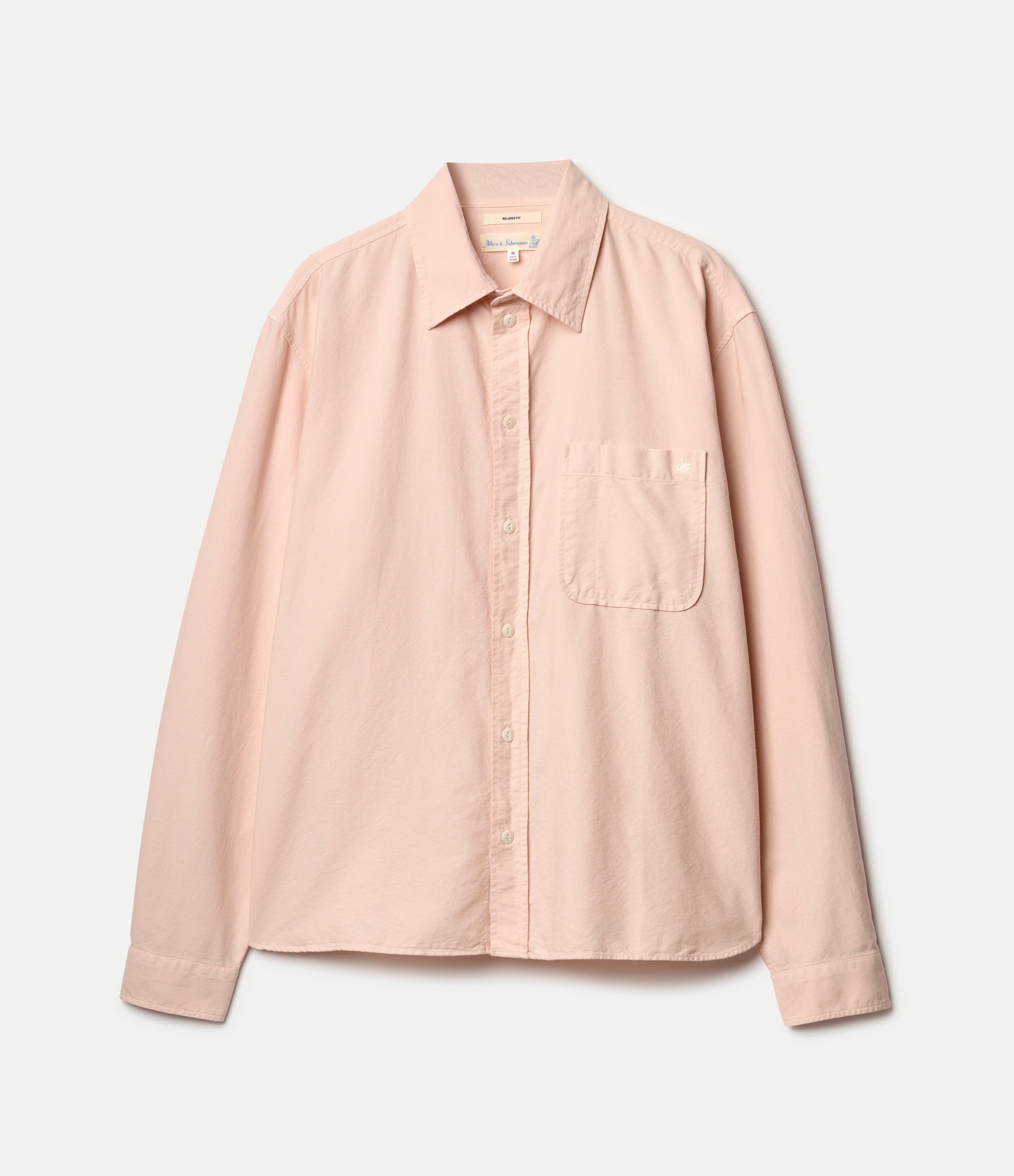 Men's Shell Pink Oxford Shirt | Merz b. Schwanen