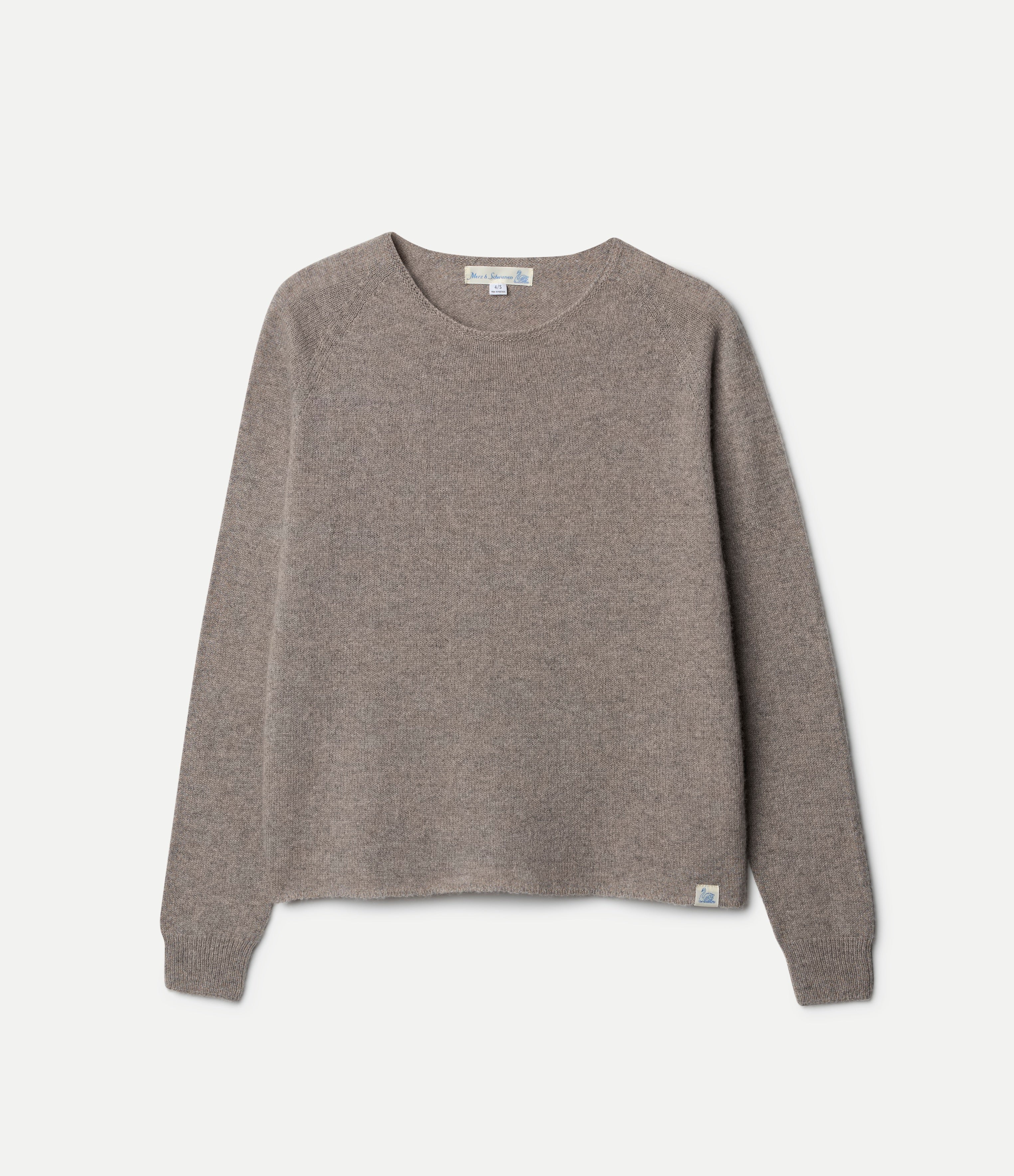 Gray sweater on a white background