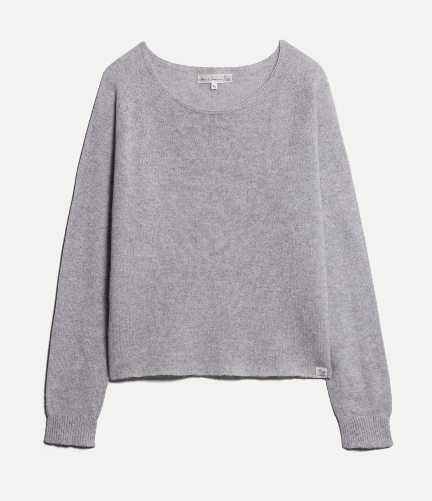 Gray sweater on a light gray background