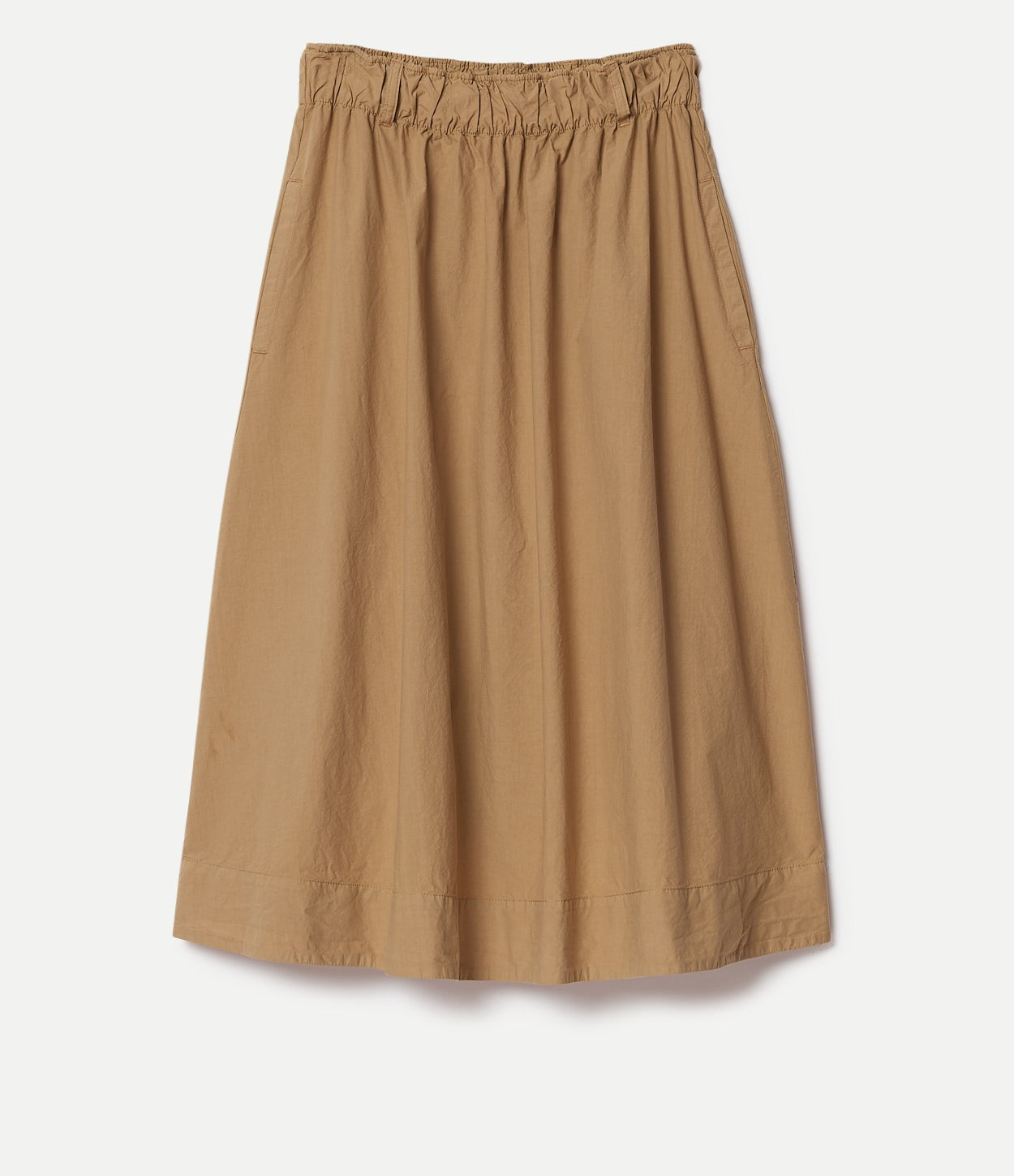 Brown skirt on a white background
