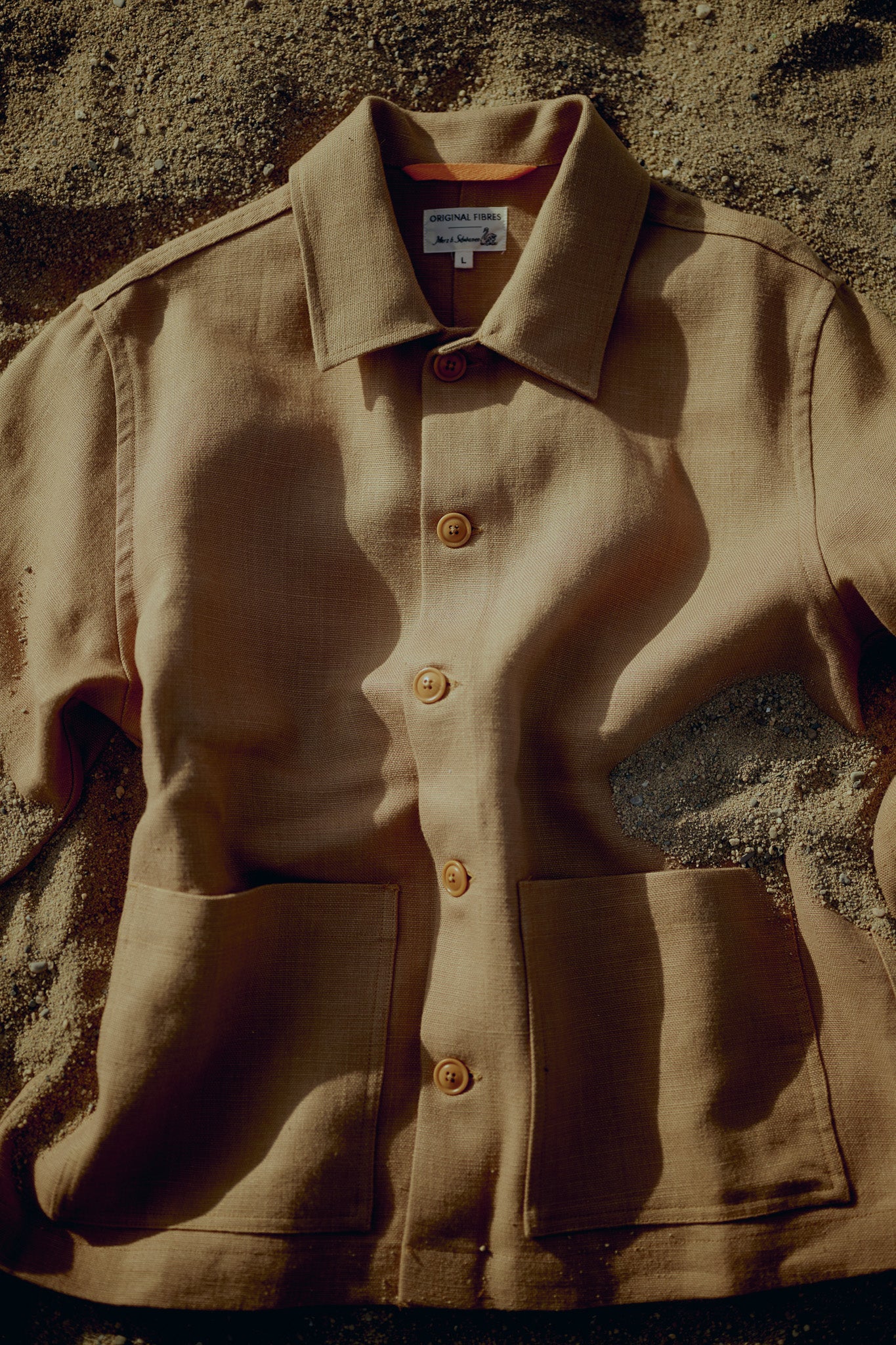 Original Fibres x Merz b. Schwanen Worker's Linen Jacket