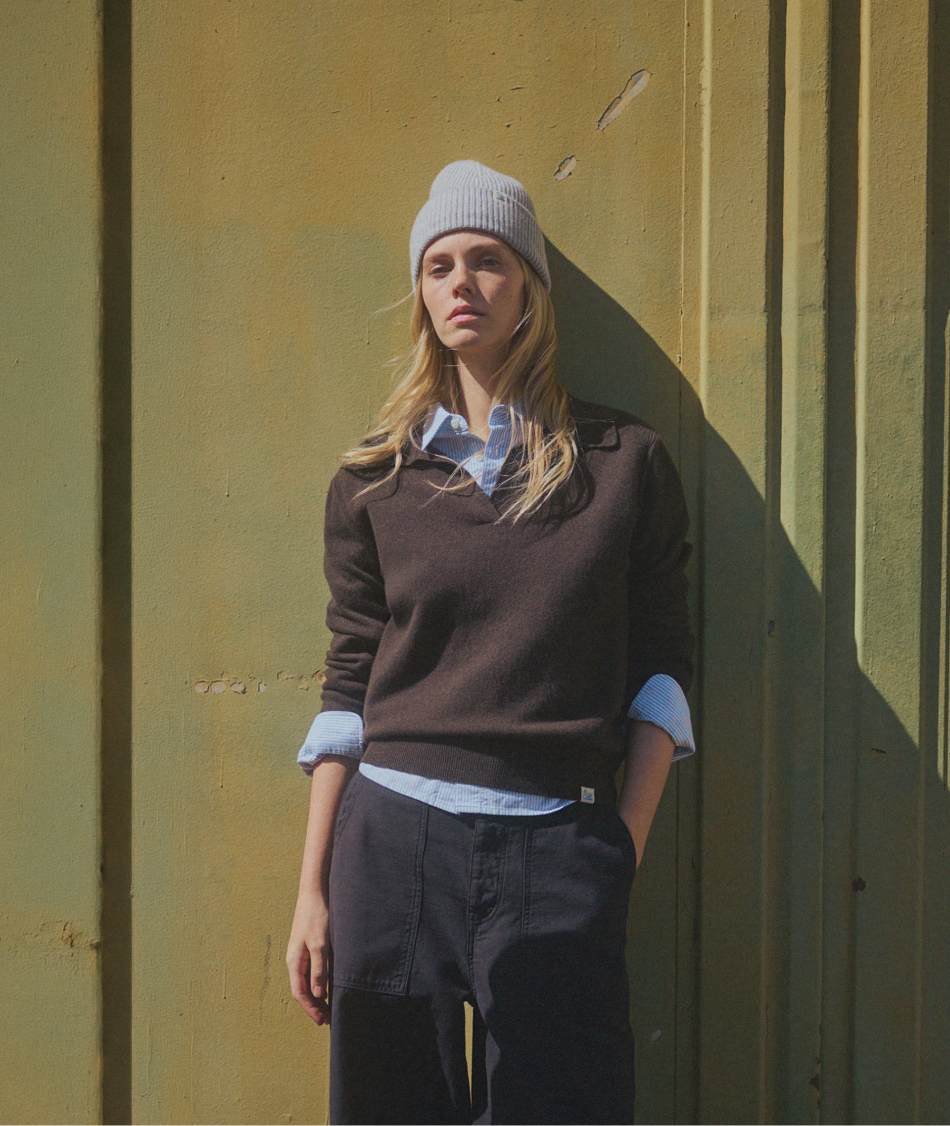 Light Stone Linen Chore Jacket | Merz b. Schwanen