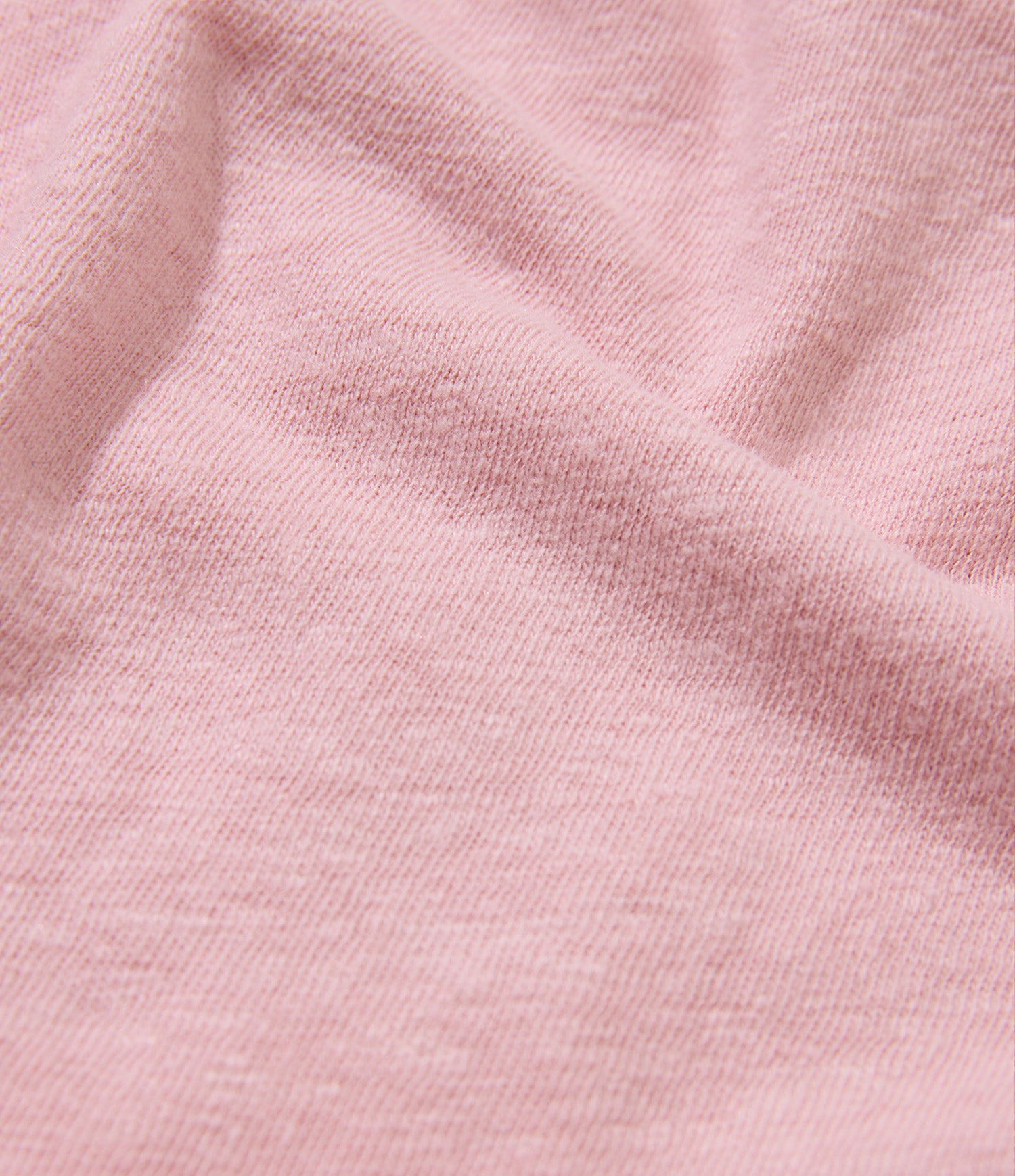 Close-up of pink linen/cotton fabric texture