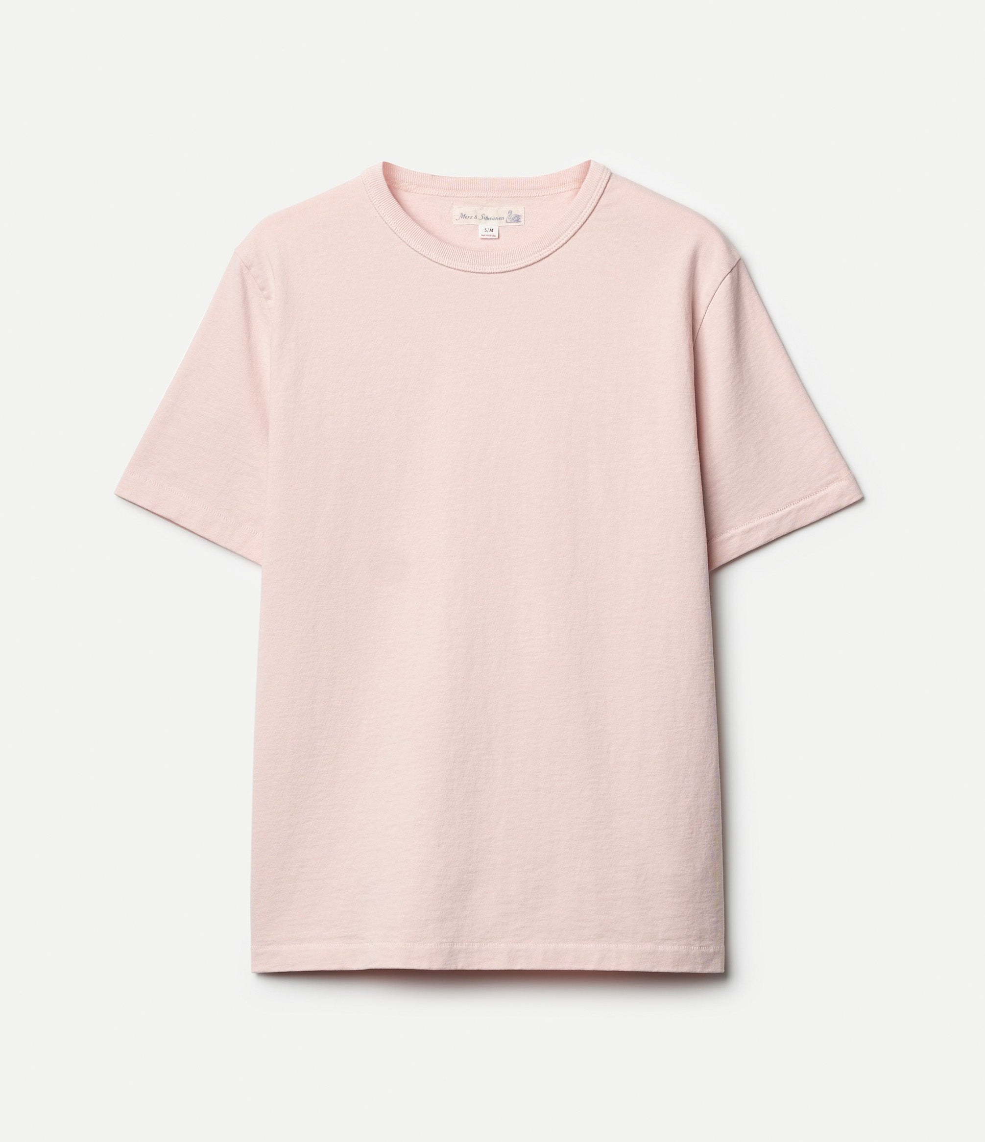 Pink t-shirt against a white background