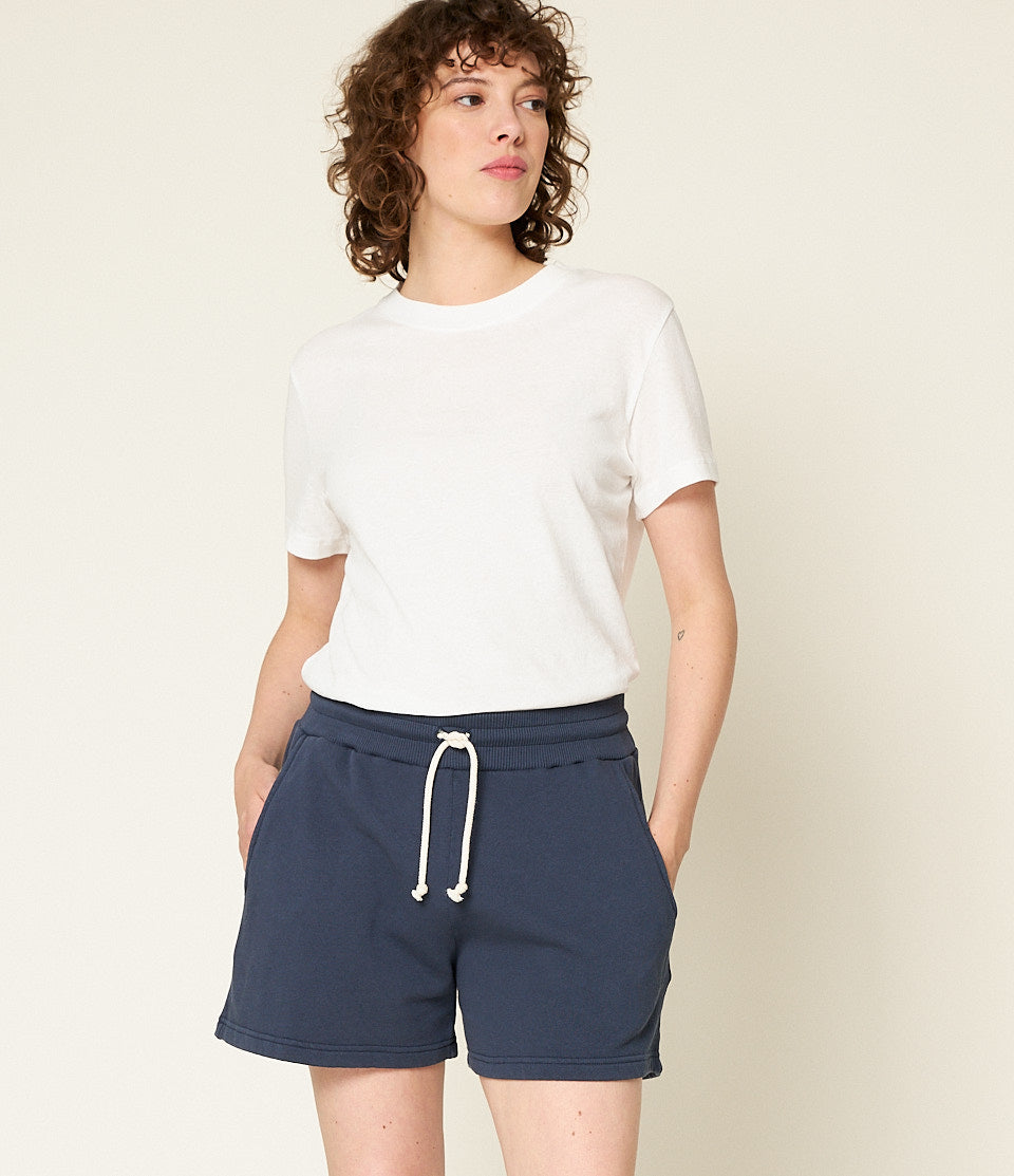 Retro Fleece Women's Cotton Sweat Shorts – Merz b. Schwanen