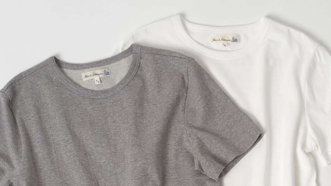 white and grey t-shirts