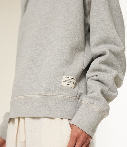 GOOD BASICS | WCSW15 women's sweatshirt, organic cotton, 11,3oz, relaxed fit  80 grey mel.