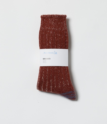 GOOD BASICS | MW72 socks, merino wool extra-fine, certified mulesing-free  1502 chestnut/nature
