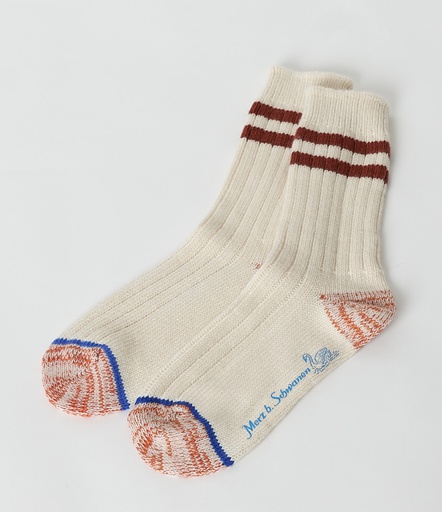 GOOD BASICS | MW75 socks, merino wool extra-fine, certified mulesing-free  0215 nature/chestnut