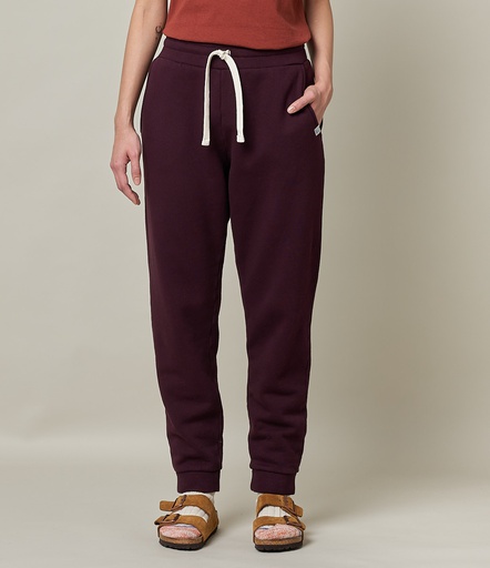 GOOD BASICS | WSP18 women's sweatpants, organic cotton, 13oz, relaxed fit  506 burgundy