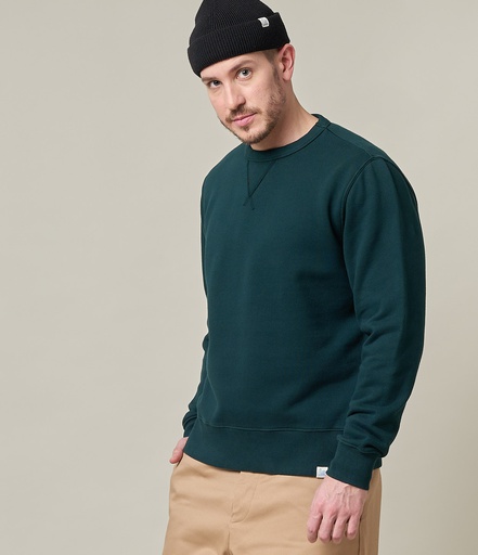 GOOD BASICS | CSW28 men’s sweatshirt, organic cotton, 13oz, relaxed fit  601 college green