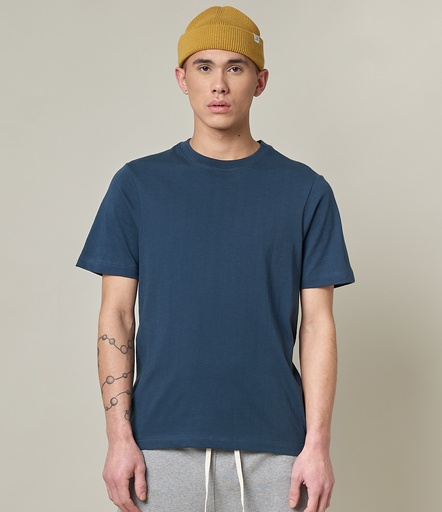 GOOD ORIGINALS | 1940s men’s loopwheeled T-shirt, 5,5oz, relaxed fit  613 mineral blue