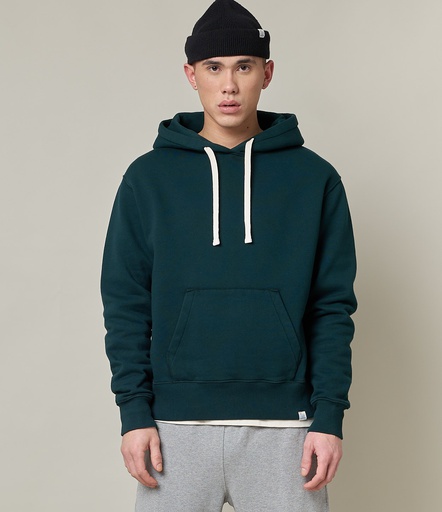 GOOD BASICS | HD31 men’s hoodie, organic cotton, 13oz, relaxed fit  601 college green