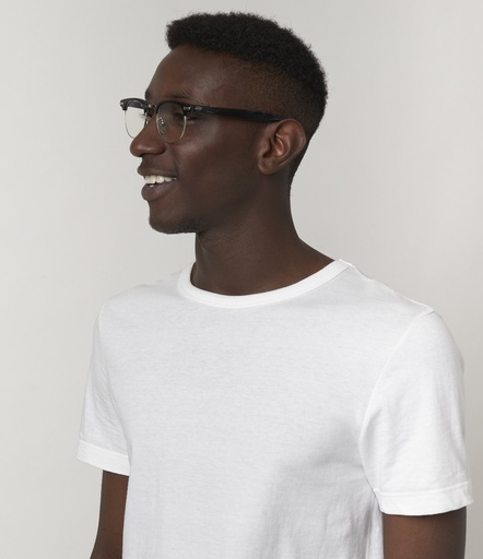 GOOD ORIGINALS | 1950s men’s loopwheeled T-shirt, 5,5oz, classic fit  01 white