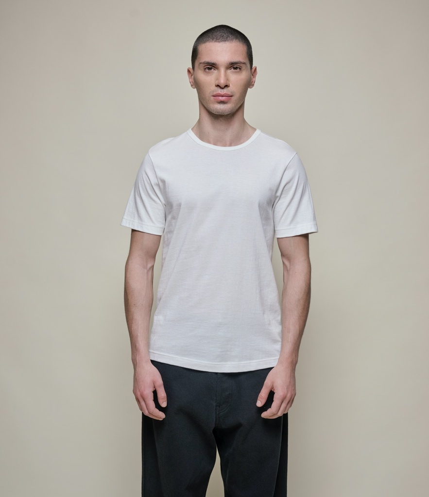 men’s loopwheeled T-shirt, 5,5oz, classic fit | Merz b. Schwanen