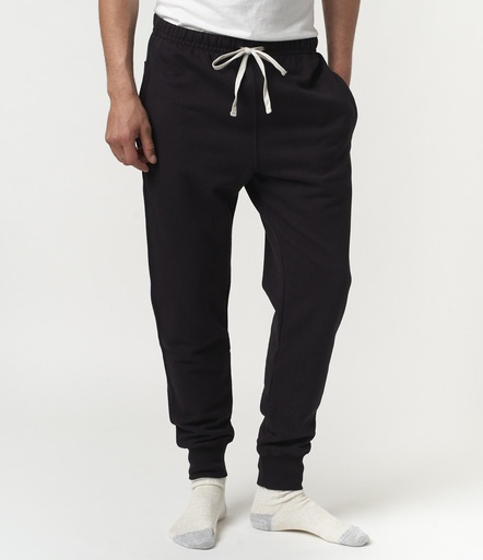 GOOD ORIGINALS | 359 men’s loopwheeled sweatpants, 12oz, classic fit  99 deep black