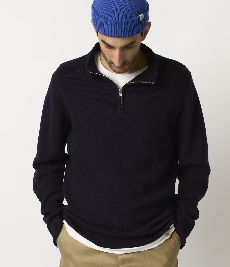men's pullover, ribbed structure, merino wool, classic fit | Merz b 