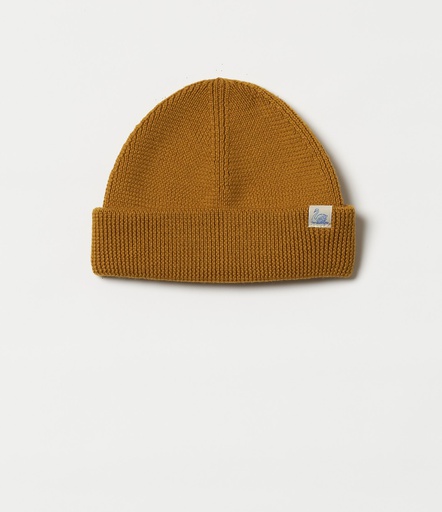 GOOD BASICS | MWBN05 watch cap, ribbed structure, merino wool, classic fit  205 honey