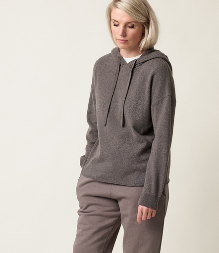 GOOD BASICS | SKHD04 women's hoodie relaxed fit  06 grain